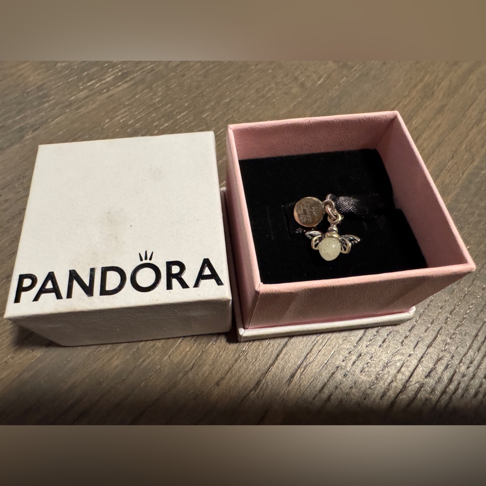 Pandora Glow-in-the-dark Firefly Dangle Charm sterling silver